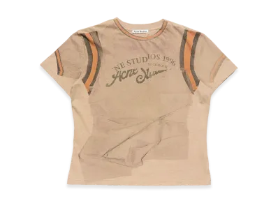 Acne Studios Graphic T-Shirt "Sand Beige"