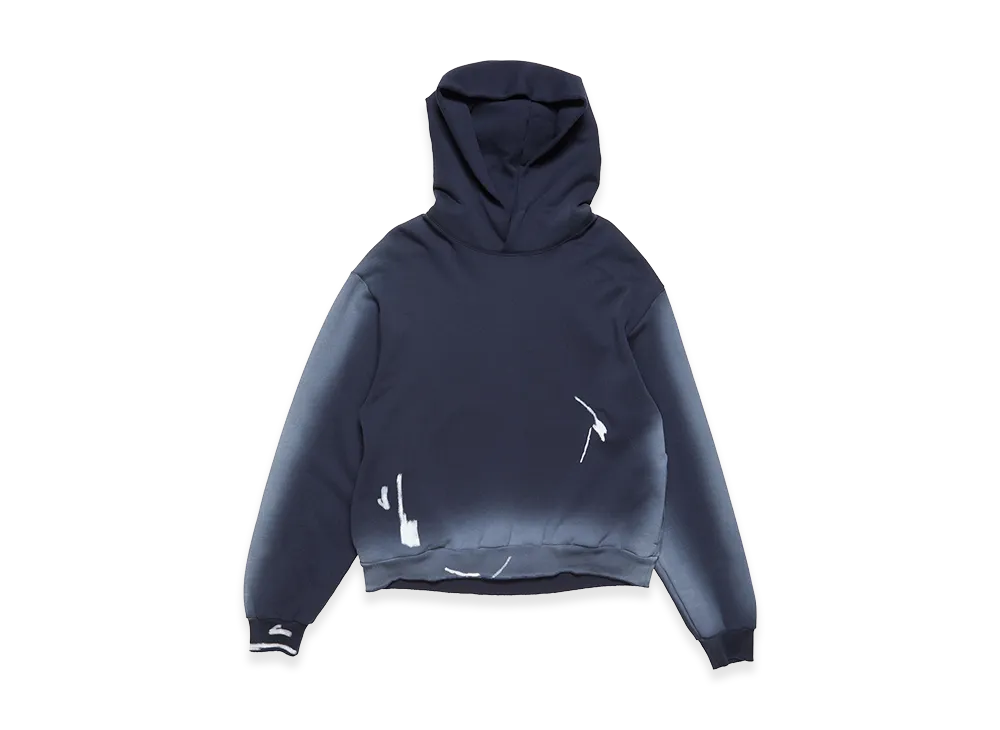Acne Studios Hooded Logo Sweatshirt "Navy Blue"
