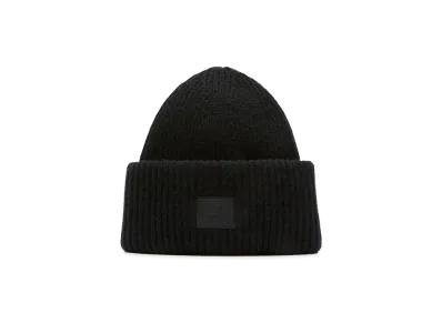 Acne Studios Large Face Logo Beanie - Yak "Black"
