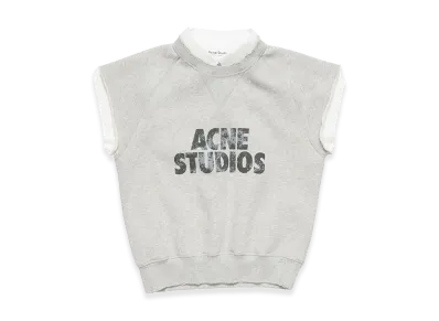 Acne Studios Layered Fleece Vest "Grey Melange"