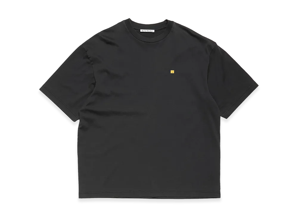Acne Studios Logo T-Shirt - Relaxed Fit "Faded Black"