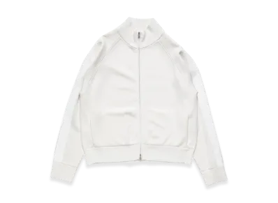 Acne Studios Logo Zip Cardigan "Cold White"