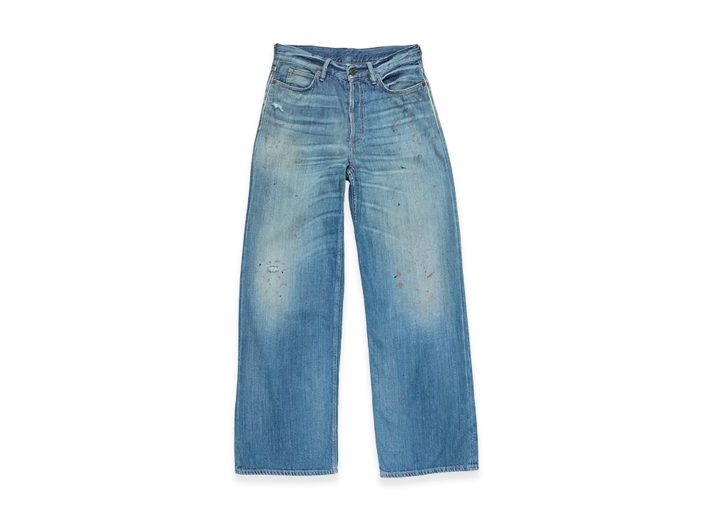 Acne Studios Loose Fit Jeans - 1981 "Mid Blue"