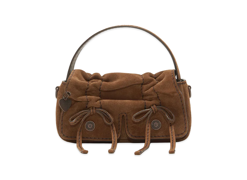 Acne Studios Multipocket Suede Micro Bag "Cognac Brown"