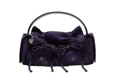 Acne Studios Multipocket Suede Shoulder Bag "Violet Purple"