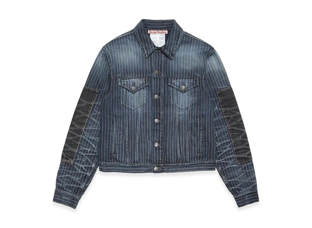 Acne Studios Patchwork Denim Jacket "Blue/Black"
