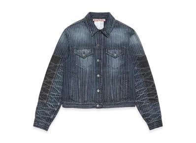 Acne Studios Patchwork Denim Jacket "Blue/Black"
