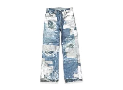 Acne Studios Printed Jeans - Regular Fit "Mid Blue"