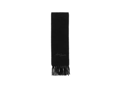 Acne Studios Wool Scarf - Year of the Horse "Black"