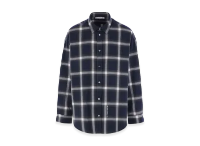 Acne Studios Checked Cotton Shirt "Blue"