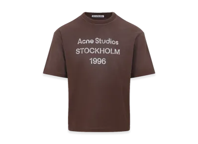 Acne Studios Cotton And Hemp Tee "Brown"