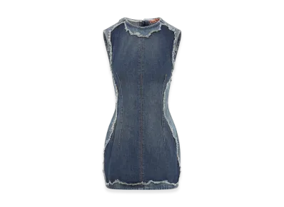 Acne Studios Women's Cotton Mini Dress "Blue"