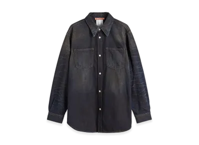 Acne Studios Relaxed Fit Denim Shirt "Dark Blue"
