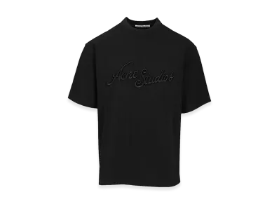 Acne Studios T-Shirt With Embroidered Logo "Black"