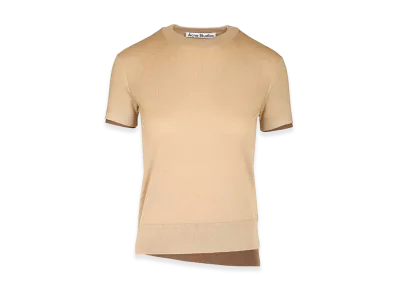 Acne Studios Women's Cashmere And Silk Blend Sweater "Beige"
