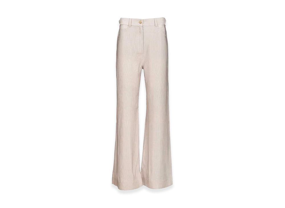 Acne Studios Women's Casual Trousers "Beige"