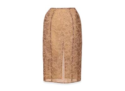 Acne Studios Women's Lace Midi Skirt "Rose"