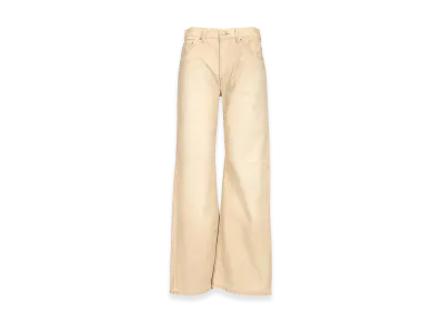 Acne Studios Women's Wide Leg Jeans "Beige"