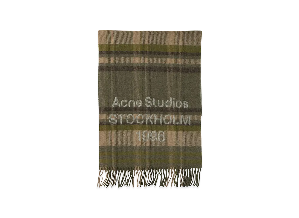 Acne Studios Women's Scarves & Silk Scarves "Green"
