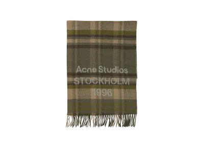 Acne Studios Women's Scarves & Silk Scarves "Green"