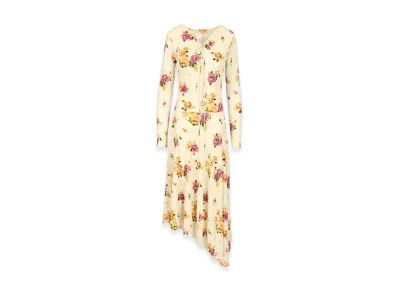 Acne Studios Women's Jersey Midi Dress "Multicolor"