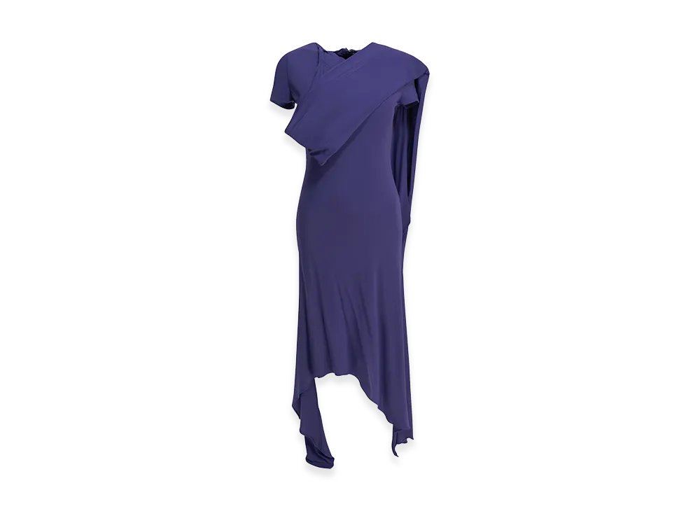 Acne Studios Women's Layered Dress "Violet"