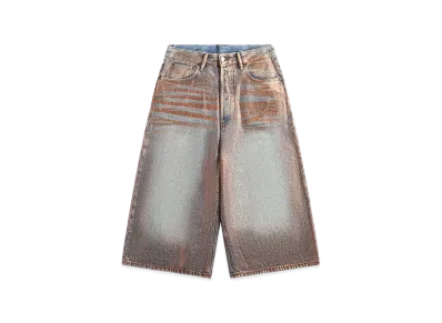 Acne Studios Denim Short "Rose Copper/Light Blue"