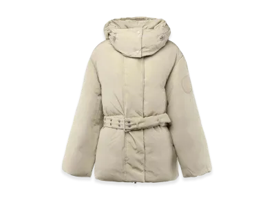 Acne Studios Women's Hooded Puffer Jacket "Ivory"
