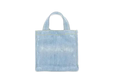 Acne Studios Women's Mini Denim Shopper Bag with Logo "Denim"