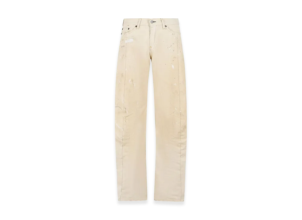 Acne Studios Women's 2006f Loose Fit Cotton Jeans "White"