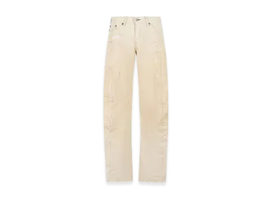 Acne Studios Women's 2006f Loose Fit Cotton Jeans "White"