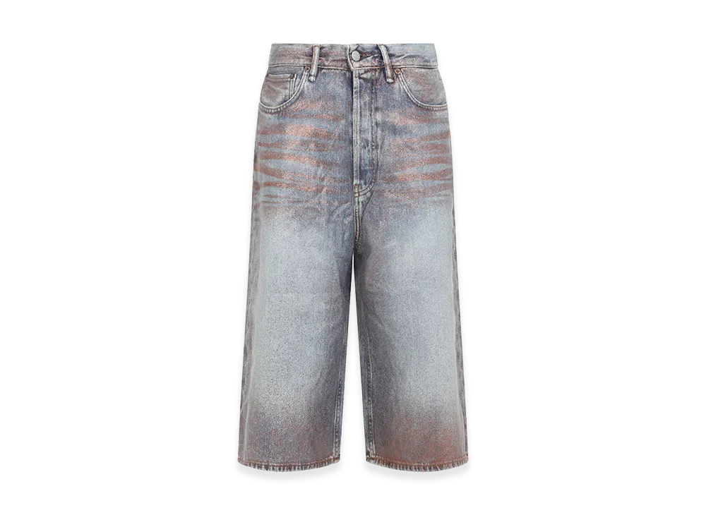 Acne Studios Women's Fn-Ux-Shor000044 Shorts "Rose Copper/Light Blue"