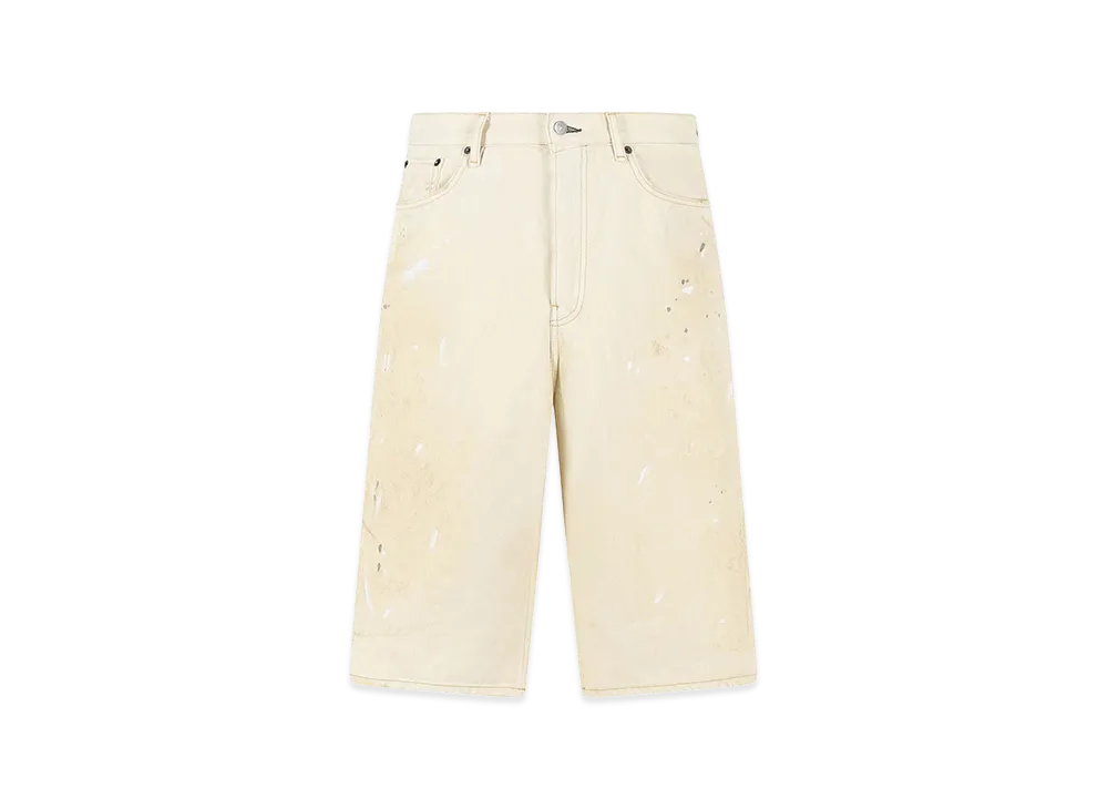 Acne Studios Cotton Bermuda Shorts "White"