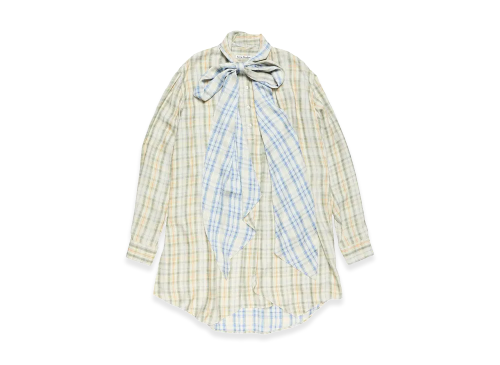 Acne Studios Women's Dress "Green/Blue"