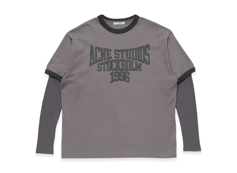 Acne Studios Women's Long Sleeve T-Shirt "Gray"