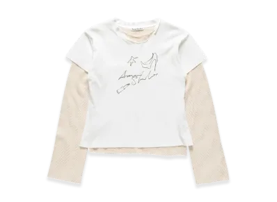 Acne Studios Women's Long Sleeve T-Shirt "White"