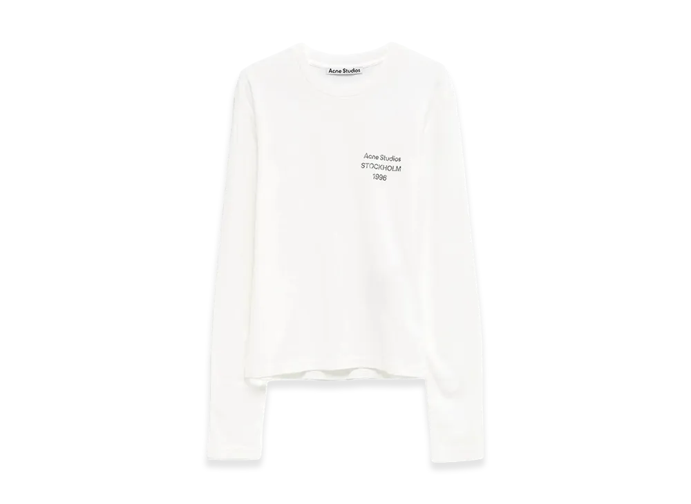 Acne Studios Women's Long Sleeve T-Shirt "White"