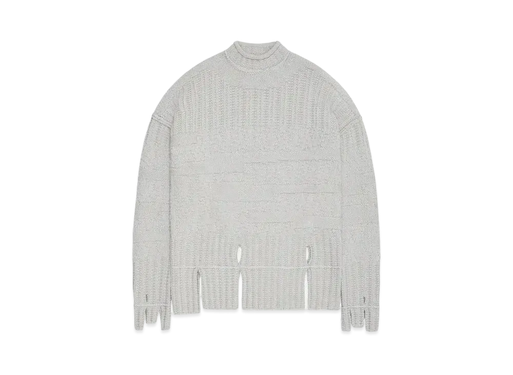 A-COLD-WALL Textured Mock Neck Knit "White"