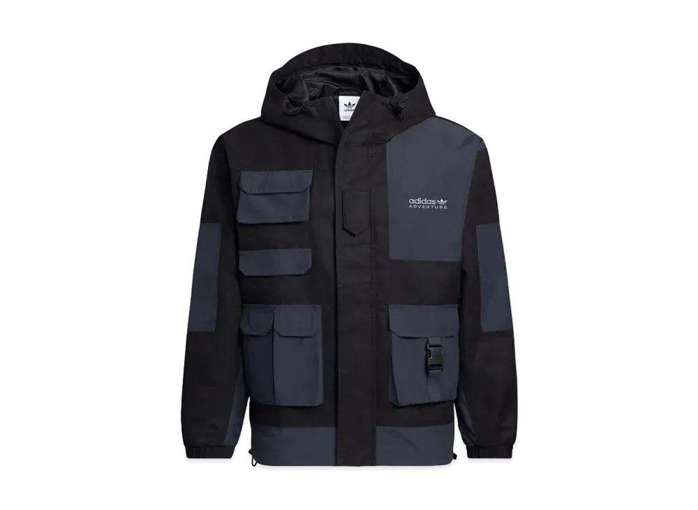 ADIDAS ADVENTURE JACKET "Black/Night Grey"