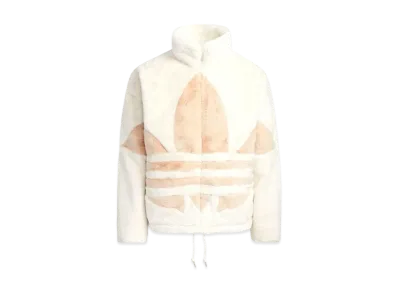 ADIDAS FAKE FUR JACKET "Chalk White/Beige Tone"