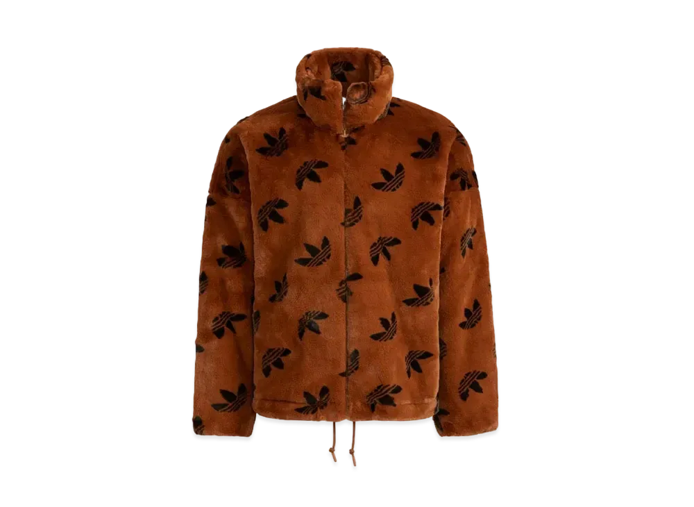 ADIDAS MONOGRAM FUR JACKET "Wild Brown/Black"