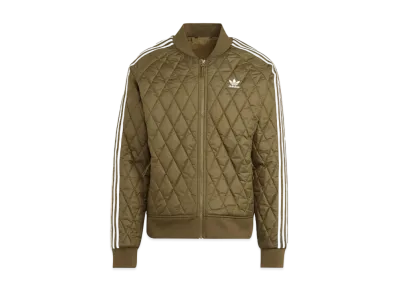 ADIDAS ADICOLOR CLASSICS QUILT SST TRACK JACKET "Focus Olive"