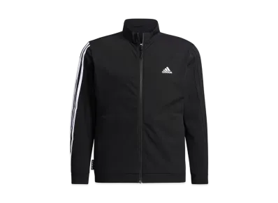 ADIDAS PRIME BLUE 3-STRIPES LONG SLEEVE STRETCH TRACK JACKET "Black"