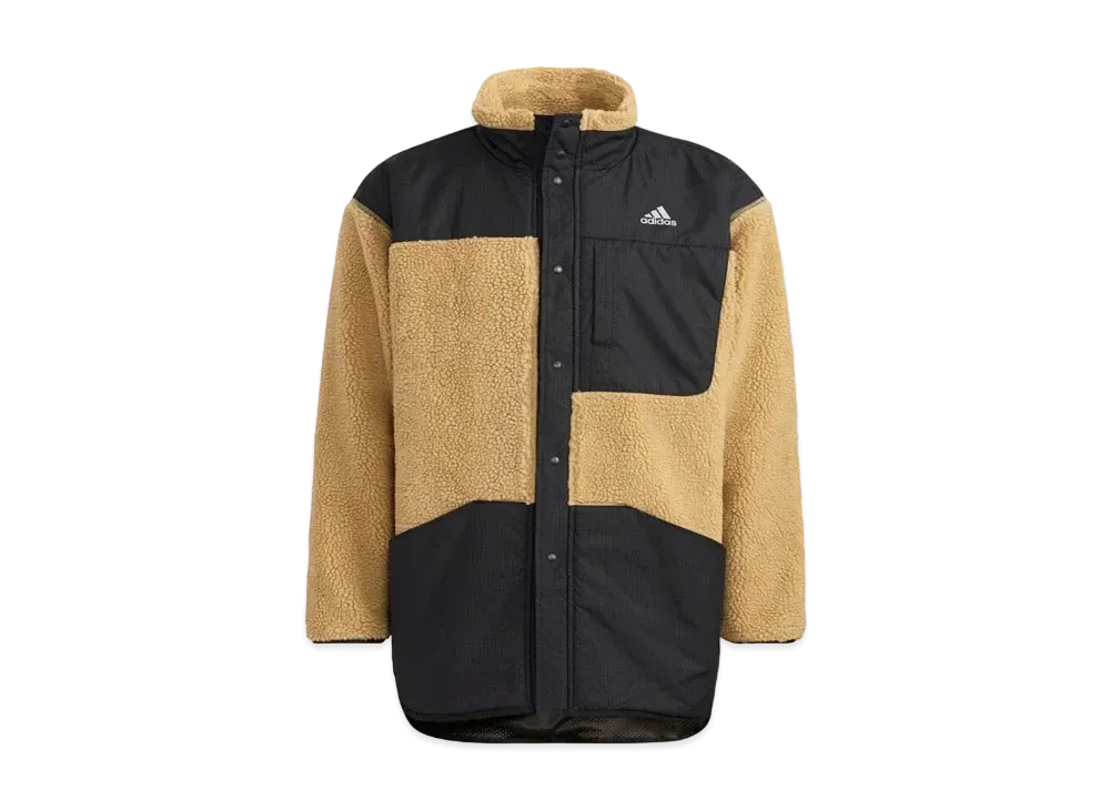 ADIDAS PRSVE BOA FLEECE JACKET "Beige Tone/Black"
