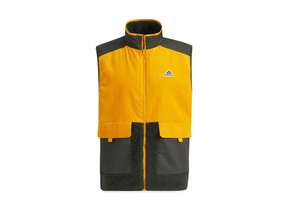 ADIDAS CORDUROY VEST "Legacy Gold/Black"