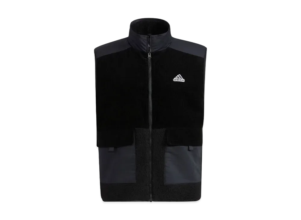 ADIDAS CORDUROY VEST "Black/Black"