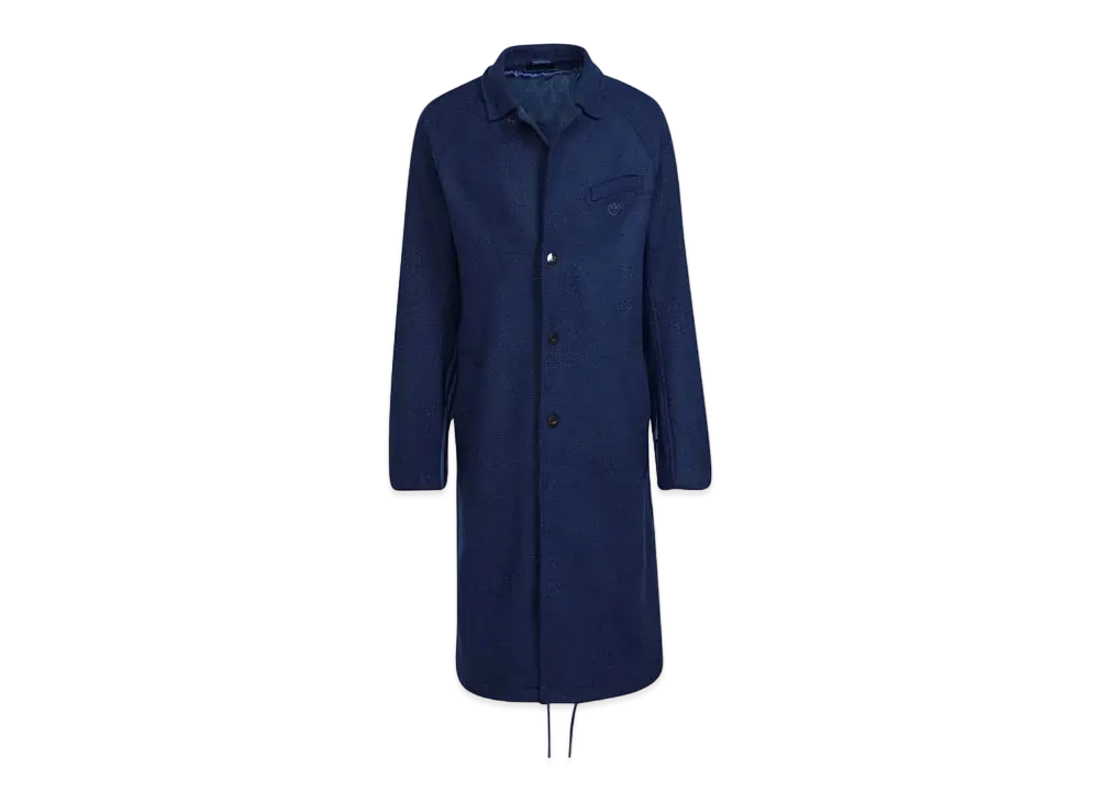 ADIDAS BLUE VERSION WOOL COAT "Dark Blue"