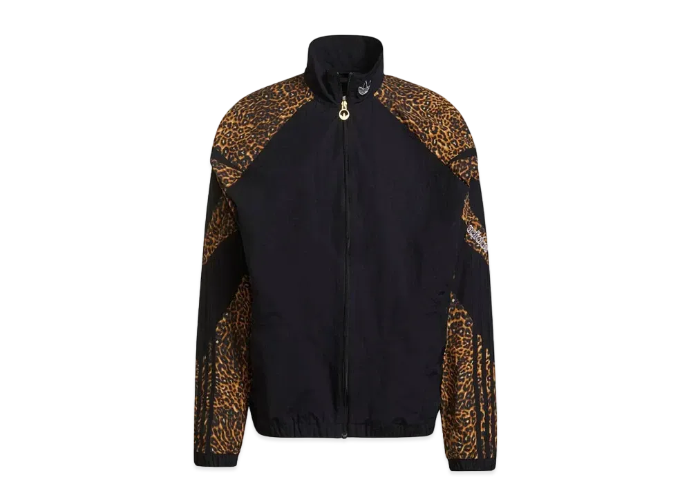 ADIDAS SPRT ANIMAL PRINT SHARK WOVEN TRACK TOP "Beige Tone/Mesa/Black"
