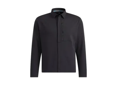 ADIDAS FULL ZIP LONG SLEEVE SHIRT JACKET "Black"