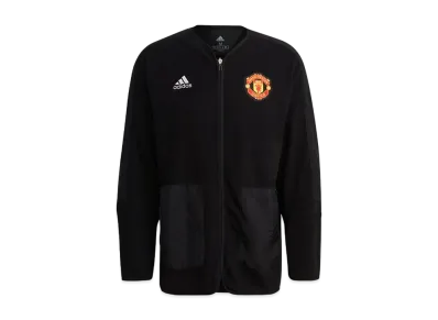 ADIDAS MANCHESTER UNITED TRAVEL JACKET MID LAYER JACKET "Black"